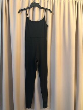 wild fable Black Slim Spaghetti-Strap Jumpsuit